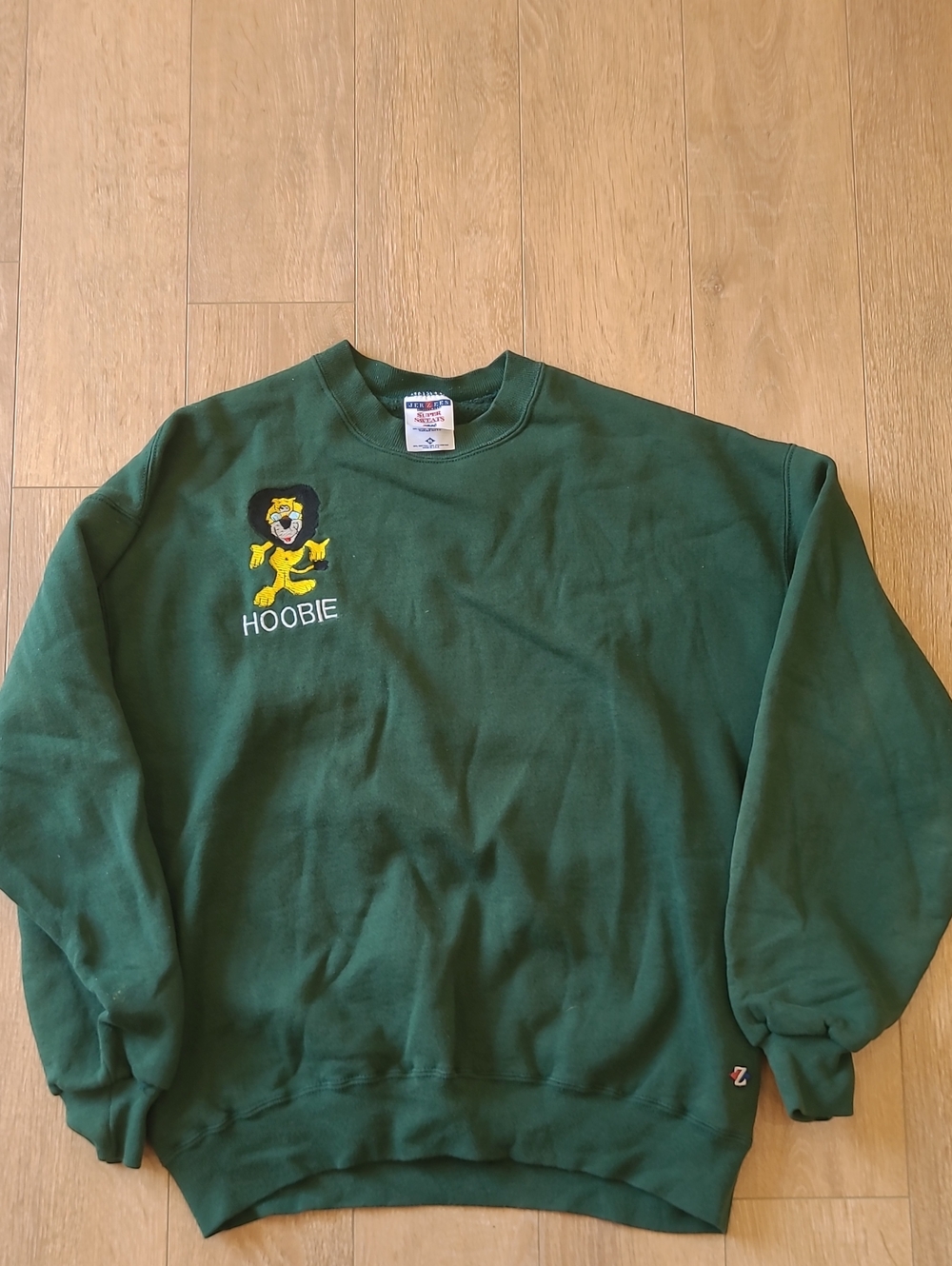 Vintage Made In USA Jerzees Forest Green Crewneck Sweatshirt